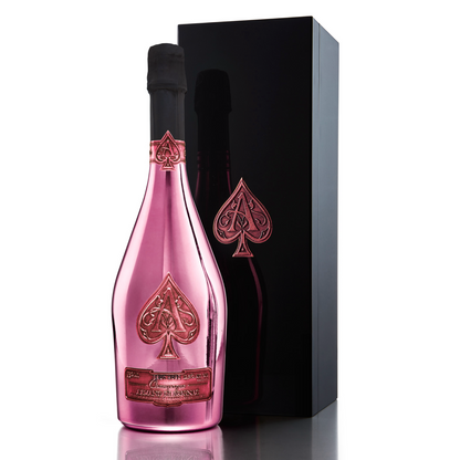 アルマンドロゼ 新品未使用箱付き アルマンドブリニャック/ロゼ（ギフトボックス入り）/アルマンドグラス